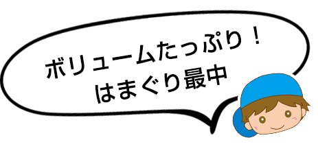 ボリュームたっぷり！はまぐり最中