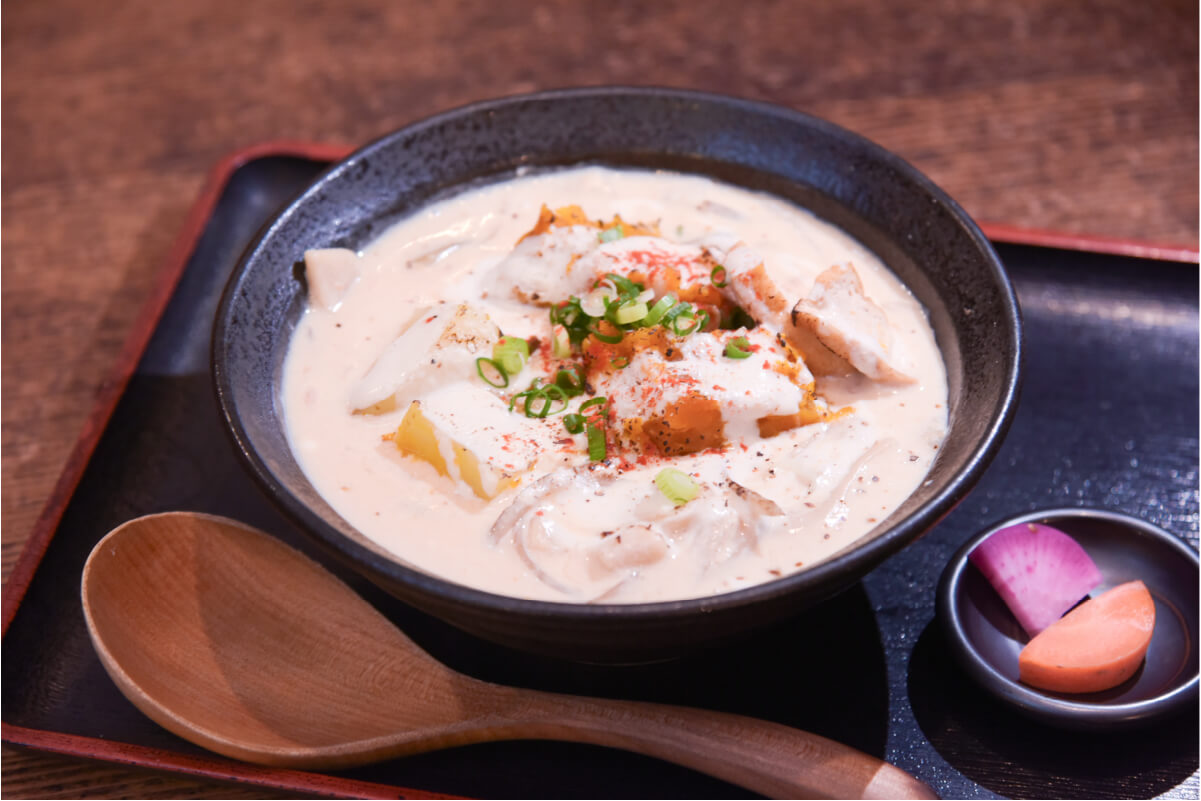 グラタン豆乳ほうとう