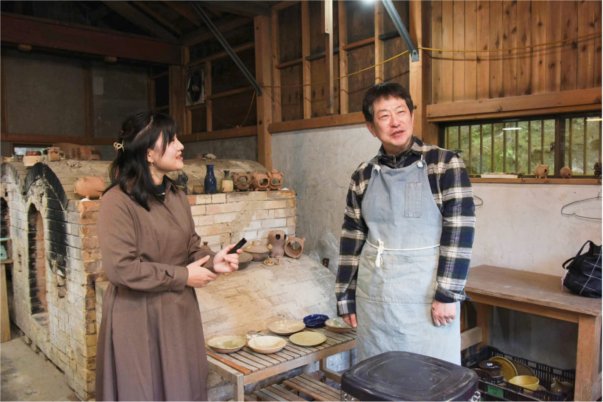 陶芸作家の川北秀一郎さん