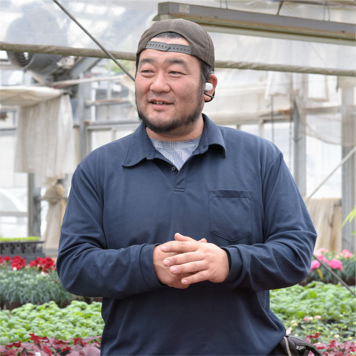 園主の石坂隆治さん