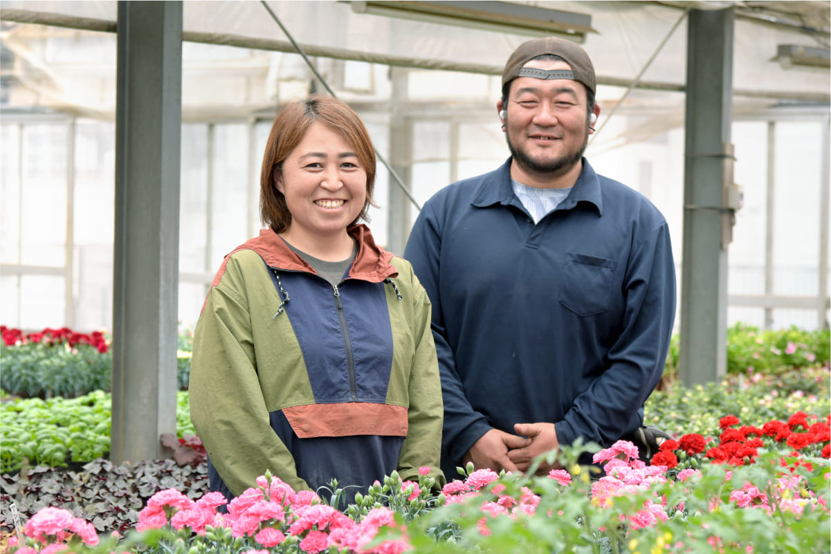 奥さまのあやさんと石坂さん
